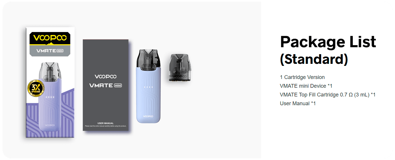 Стандартная комплектация Vmate Mini