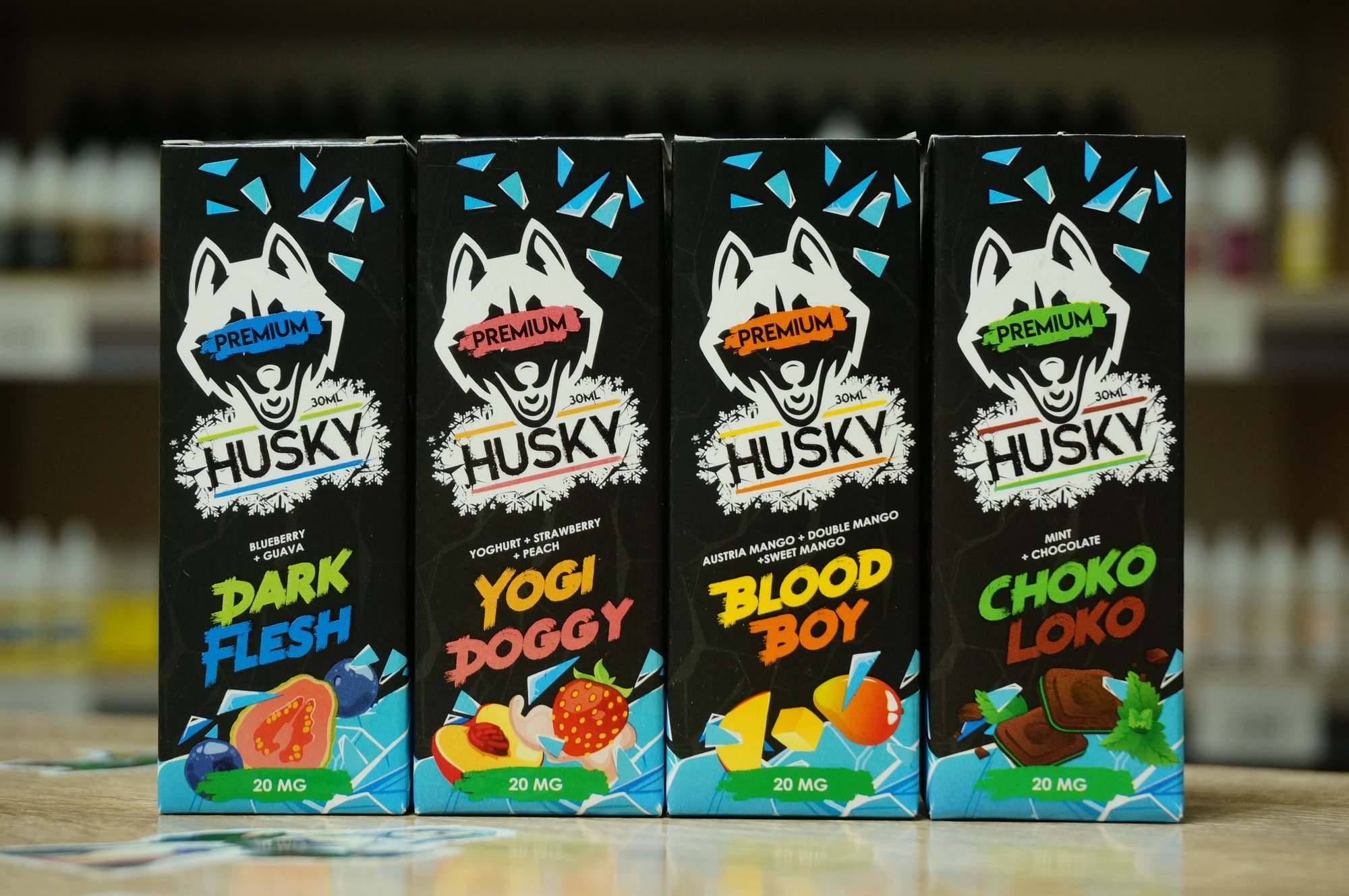 Оригинальные жидкости для вейпа Хаски Оригинальные жидкости для вейпа Хаски