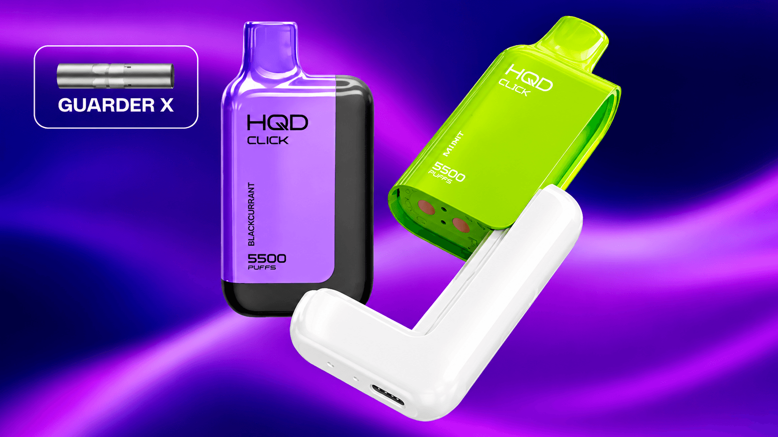 HQD Click та 5500 тяжек HQD Click та 5500 тяжек