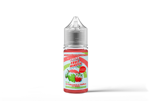 Ароматизатор Frozen Fruit Monster 15 мл Premium 2.0 - Клубника Лайм со Льдом