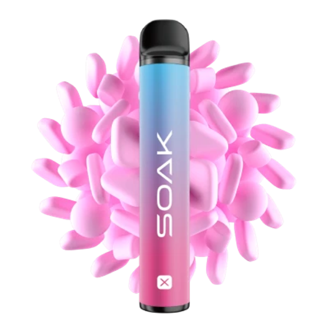 Одноразовый Pod Soak X - Bubble Gum (1500 затяжек)