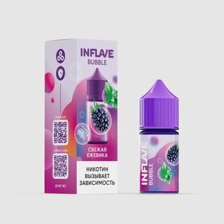 Inflave Bubble Salt 30 мл - Свежая Ежевика (20 мг)