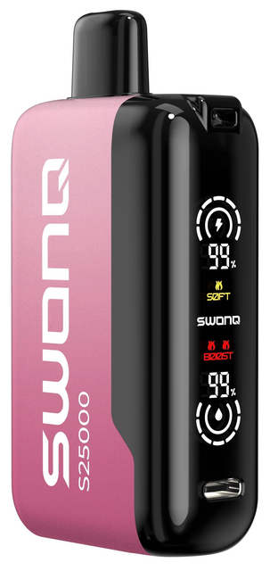Одноразовый Pod Swonq S25000 - Малиновое Мороженое (25000 затяжек)