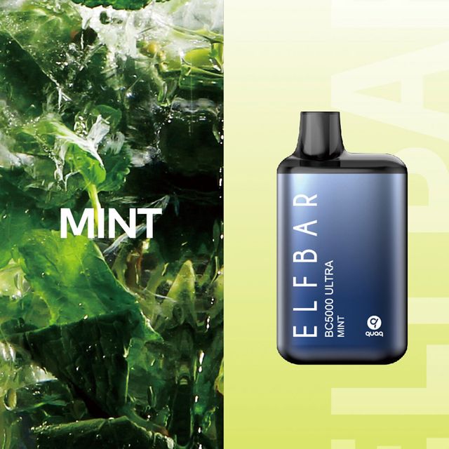 Одноразовый Pod Elf Bar BC5000 Ultra - Мята (5000 затяжек)