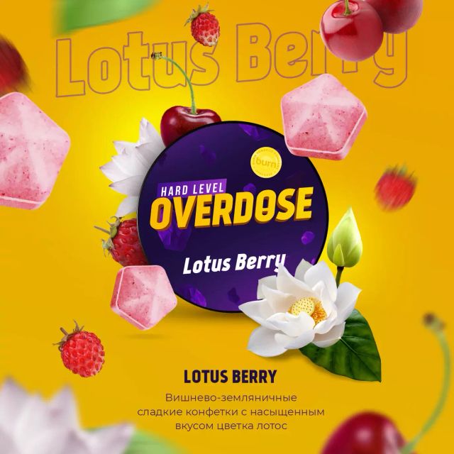 Табак Overdose - Lotus Berry 25 г