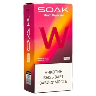 Одноразовый Pod Soak W - Mango Passion fruit (10000 затяжек)