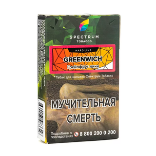 Табак Spectrum Hard Line - Green Wich 40 г