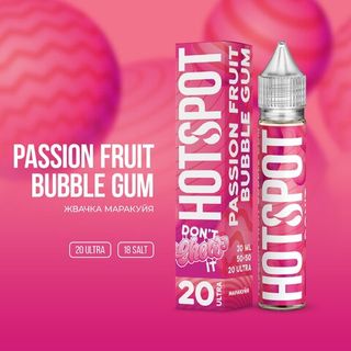 Купить Hotspot Don't Chew It Salt 30 мл - Passion Fruit Bubble Gum (18 мг)