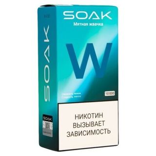 Одноразовый Pod Soak W - Mint Gum (10000 затяжек)