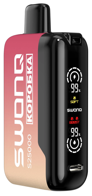 Одноразовый Pod Swonq S25000 - Персик Малина (25000 затяжек)
