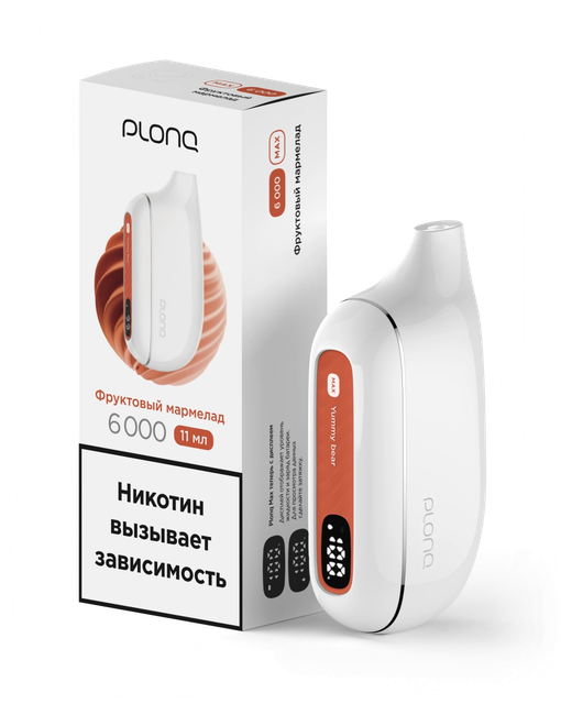 Одноразовый Pod Plonq Plus Max - Фруктовый Мармелад (6000 затяжек)