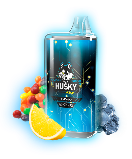 Одноразовый Pod Husky Cyber - Lemonka (8000 затяжек)