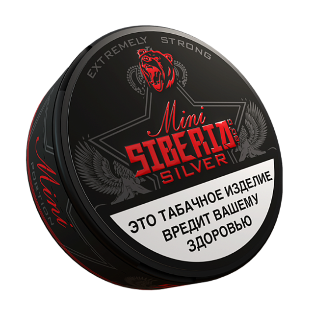 Жевательный табак SIBERIA Silver - Mini 10г