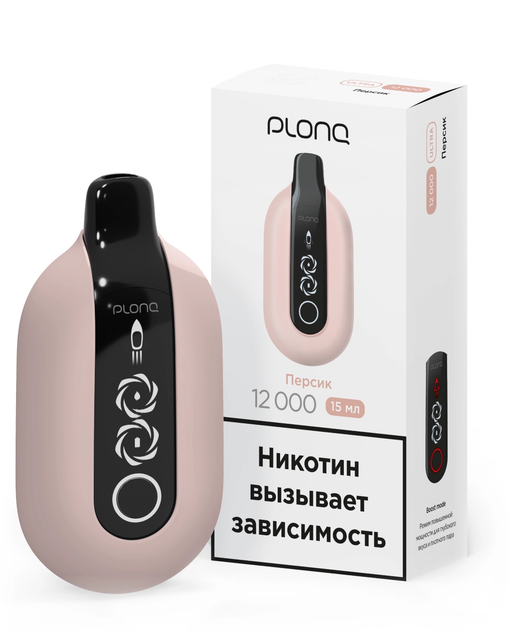 Одноразовый Pod Plonq ULTRA - Персик (12000 затяжек)