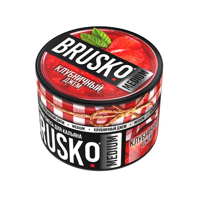 Бестабачная смесь Brusko Medium - Клубничный Джем 50 г