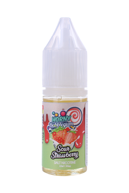 Horny Bubblegum Salt 10 мл - Sour Strawberry (20 мг)