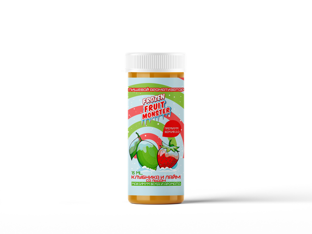 Ароматизатор Frozen Fruit Monster 15 мл Premium 2.0 - Клубника Лайм со Льдом