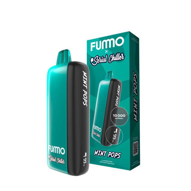 Одноразовый Pod Serial Chiller x Fummo - Mint Pops (10000 затяжек)