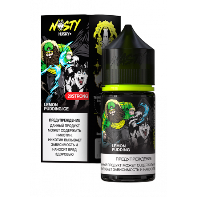 Nasty X Husky Import Salt 30 мл - Lemon Pudding Ice (Strong)