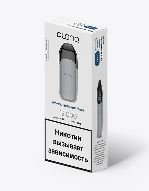 Одноразовый Pod Plonq Prime 12000 - Можжевельник Мята (12000 затяжек)