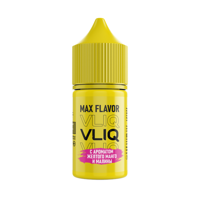 VLIQ Max Flavor 27 мл - Желтое Манго с Малиной (0 мг)