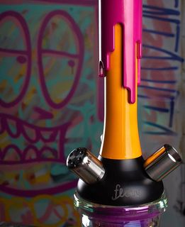 Купить Кальян Mamay Custom Flow - Желтый-Розовый Флюр