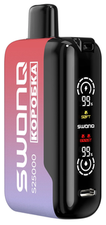 Купить Одноразовый Pod Swonq S25000 - Клубничный Энергетик (25000 затяжек)