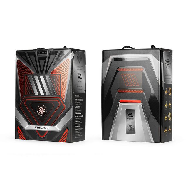 Кальян Alpha Hookah Model X Reverse - Black Matte