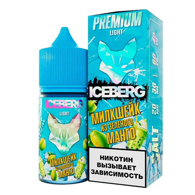 Iceberg Ice Legend Salt 30 мл - Милкшейк из Зеленого Манго с Содовой (20 мг)