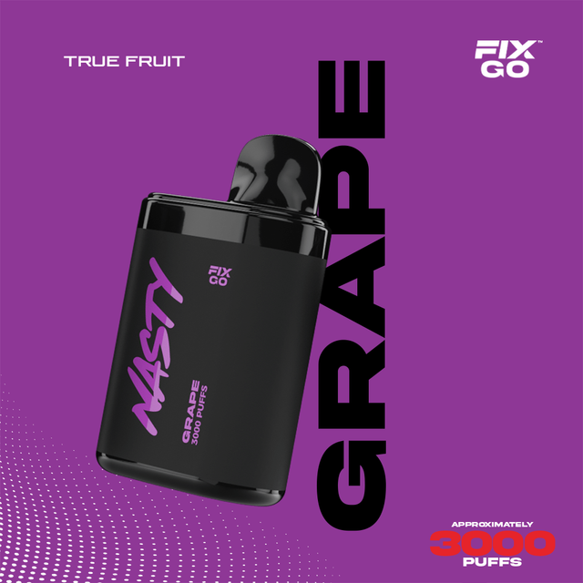 Одноразовый Pod Nasty Fix Go - Asap Grape (3000 затяжек)