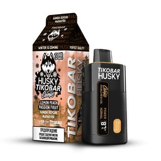 Купить Одноразовый Pod Tikobar Husky Сибирь - Lemon Peach Passion Fruit (12000 затяжек)