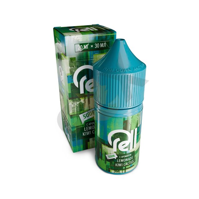 Rell Grey Salt 30 мл - Sour Lemon Kiwi Cactus (20 мг)