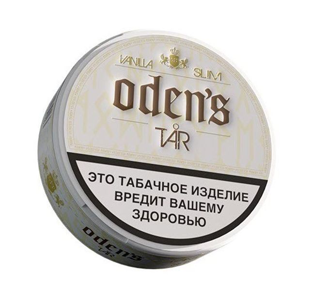 Жевательный табак ODEN'S TAR Slim - Vanilla 10г