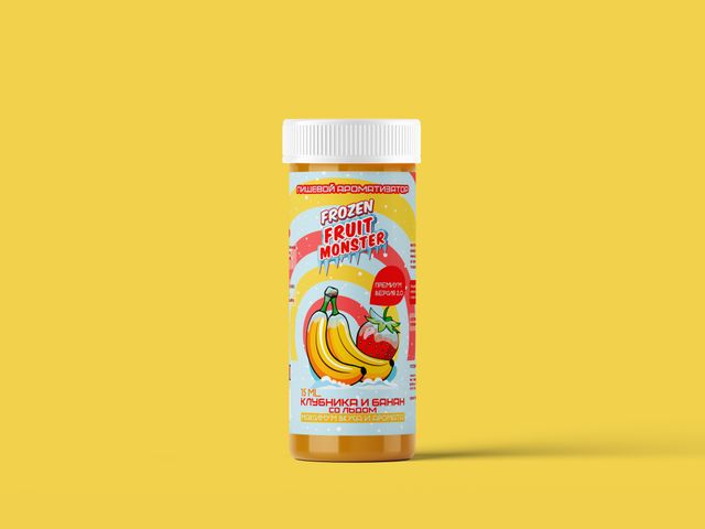Ароматизатор Frozen Fruit Monster 15 мл Premium 2.0 - Клубника Банан со Льдом