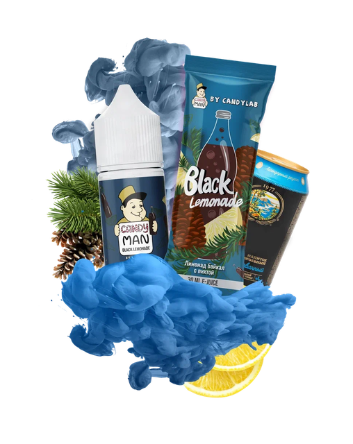 Candy Man Salt 27 мл - Black Lemonade (0 мг)