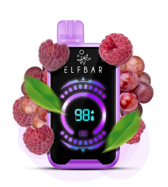 Одноразовый Pod Elf Bar FS - Grape Raspberry (18000 затяжек)
