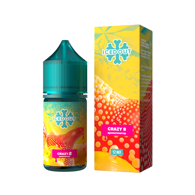 Ароматизатор Glitch Sauce Iced Out 12 мл - Crazy 8