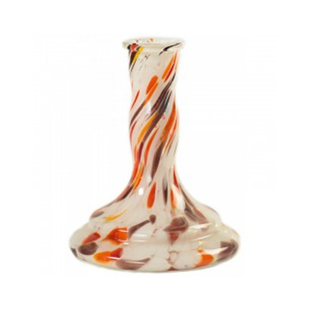 Колба Fox - Level волнистый (белый-оранжевый)