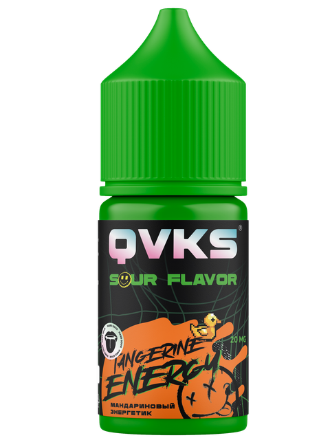 Ароматизатор QVKS Sour 13мл - Энергетик Мандариновый