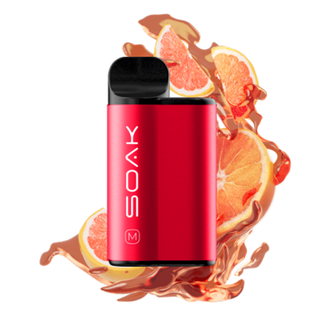 Одноразовый Pod Soak M - Ruby Grapefruit (4000 затяжек)