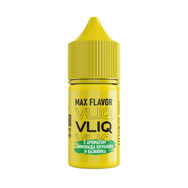 VLIQ Max Flavor 27 мл - Лимонад Клубника Базилик (0 мг)
