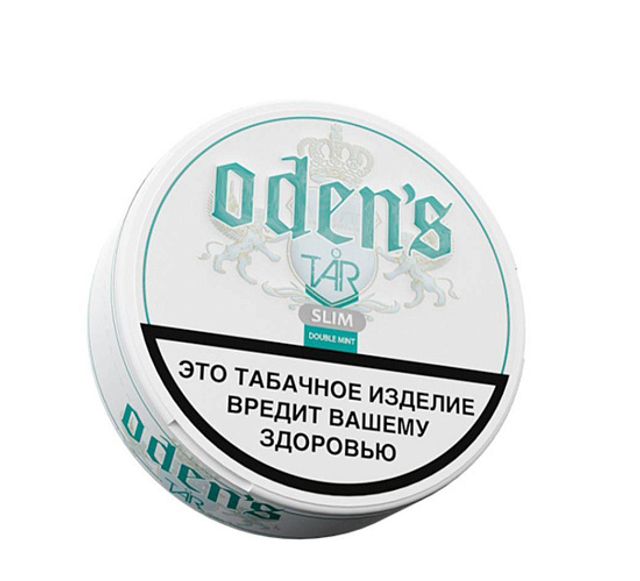 Жевательный табак ODEN'S TAR Slim - 21 Double Mint 13г