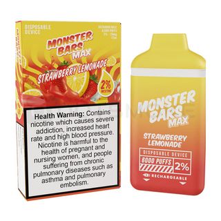 Купить Одноразовый Pod Monster Bars MAX - Strawberry Lemonade (6000 затяжек)