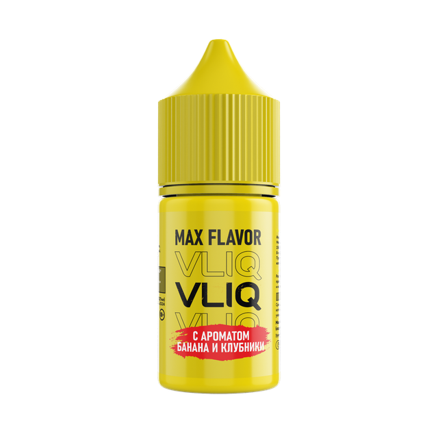 VLIQ Max Flavor 27 мл - Банан Клубника (0 мг)