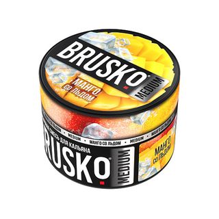 Купить Бестабачная смесь Brusko Medium - Манго со Льдом 50 г