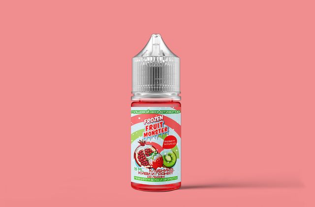 Ароматизатор Frozen Fruit Monster 15 мл Premium 2.0 - Клубника Киви Гранат со Льдом