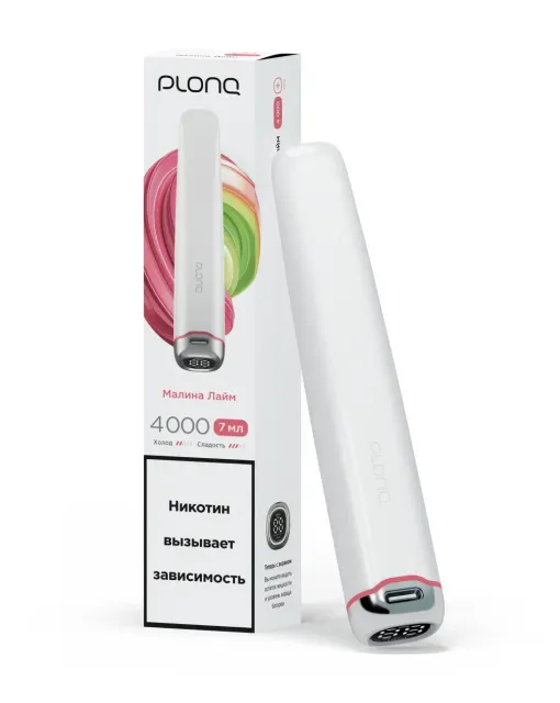 Одноразовый Pod Plonq Plus Pro - Малина Лайм (4000 затяжек)
