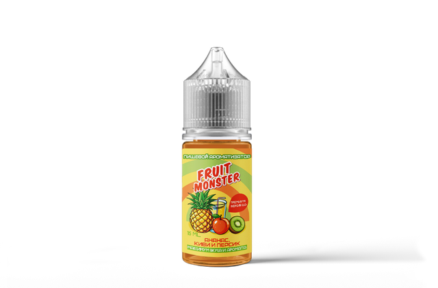 Ароматизатор Fruit Monster 15 мл Premium 2.0 - Киви Ананас Персик