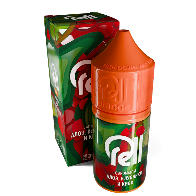 Ароматизатор Rell Orange 14 мл - Алоэ Клубника и Киви