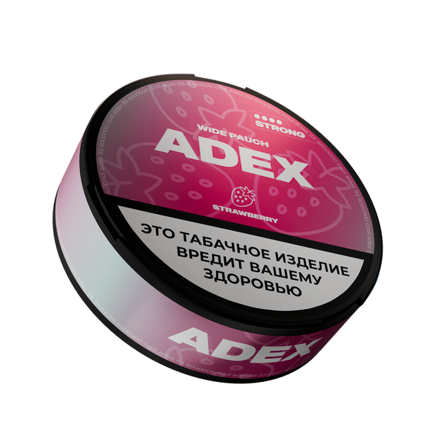 Жевательный табак Adex Strong Wide - Strawberry 12г